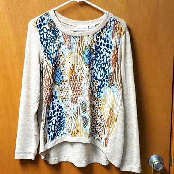 Alfred Dunner high low blouse,  medium - Picture 1 of 3